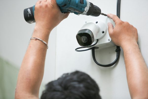 security camera, surveillance, installing cctv